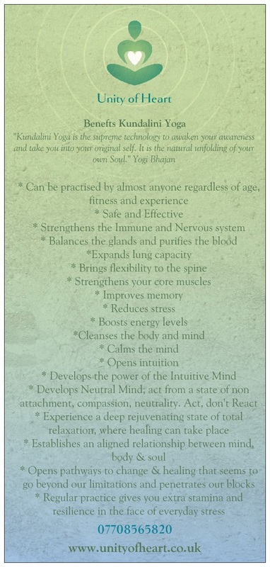 Benefits of Kundalini Yoga, Falmouth, Unity of Heart, Teja Kaur